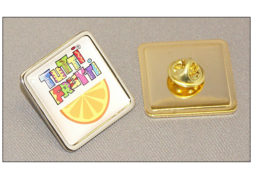 Lapel Pin Badges Large - Square - Chrome Lapel Pin Badges Large - Square - Chrome
